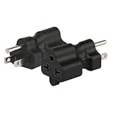 TEWOXIN 5 PCS NEMA 5-15P to 5-20R/6-15R/6-20R Adapter,4-in-1 15A 20A 125V 250V Power Converter for Server Rack,EV Charger,Tools