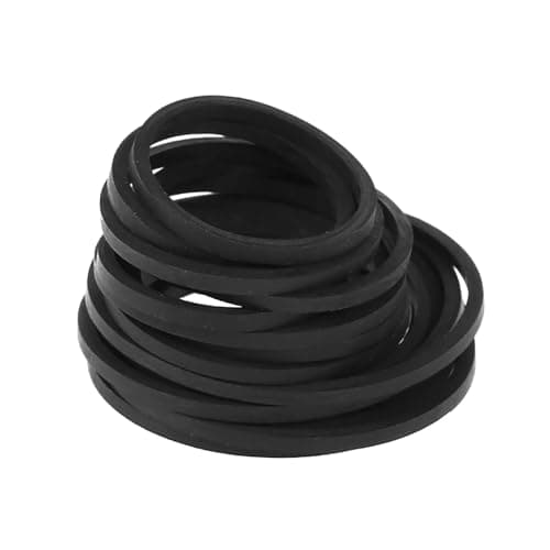 50pcs Rubber Drive Belt, 30-135mm Mixed Square Belts for Cassette Player Recorder, Replacement Belt for Disc Player Tape Deck