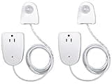 Westek Plug In Motion Sensor Outlet Light Control, 2 Pack - Indoor Motion Sensor Device Activates Lights When Motion is Detected - Ideal for Dark Hallways - 25ft Range, 6 Foot Cord (MLC12BC-4)