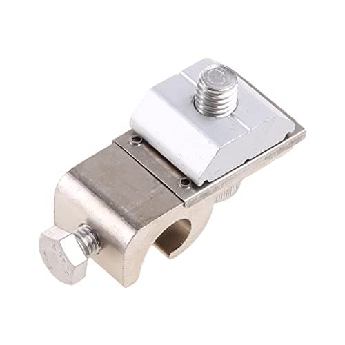 Stainless Steel Lay-in Lug Conductor Lay-in Connector for Grounding and Bonding Grounding Lug Ground Lugs Terminal for Solar Panel Solar Ground Clip Solar Panel Fasteners