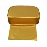 Hzskjyt Children Booster Seat Salon Cushion Child Seat PU Leather Covering with Shielded Design Supportive Sponge Core Suitable for Salon Haircut Chair Use