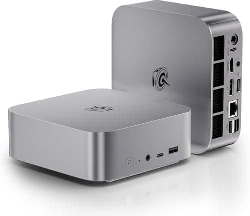 Beelink SER9 Pro Mini PC, AMD Ryzen 7 H 255(8C/16T, up to 4.9GHz), 24GB LPDDR5X 500GB PCIe4.0 SSD, Desktop Computer 4K@240Hz Triple Display HDMI 2.1+DP2.1+USB4, WiFi 6, BT5.2, 2.5G LAN, Al Voice Chip