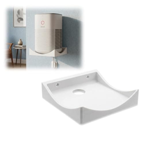 mkiqvix Air Purifier Wall Mount Bracket compatible with Levoit LV-H128, Space Saving Wall Holder for Bedroom Office Desk Organization