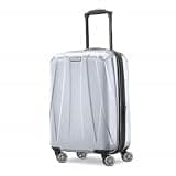 Samsonite Centric 2 Hardside Expandable Luggage with Spinner Wheels, Silver, Carry-On 20-Inch