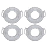 Microwave Cool Plate with Handles, Spill Proof Microwave Bowl Carrying Tray for Bowls and Plates, Dishwasher Safe PP Microwave Cool Carrying Tray for Hot Food