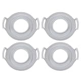 Microwave Cool Plate with Handles, Spill - Proof Microwave Bowl Carrying Tray for Bowls up to 5 Inches and Plates up to 10.5 Inches, Dishwasher - Safe PP Material