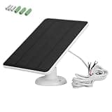 Adjustable Solar Charger for Ring Doorbell, 4W Solar Panel, Waterproof 10ft Charging Cable, for Video Doorbell 2 3 4