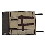 Camping Tent Nail Storage Bag Multipurpose Oxford Cloth Tool Organizer for Tent Pegs Stakes and Outdoor Accessories Red (Khaki)