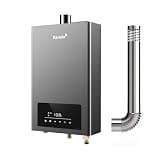 Ranein Propane Gas Tankless Water Heater, Indoor Max 3.6 GPM, 80,000 BTU Instant Hot Water Heater