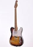 Rhxflame Road Worn Electric Guitar, Alder Body, Bost Switch, Coil Split, Roasted Canada Maple Neck & Fingerboard, Rounded End Frets,Beginner Guitar,3 Tone Sunburst