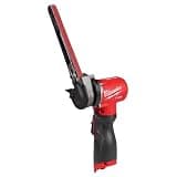 Milwaukee Sander with Abrasive Belt - 12V Fuel - Half Inch X 18 Inch - Quick Point Removal - Speed Adjustment - Without Battery (Renewed)