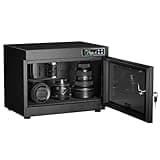 28L Electronic Dry Cabinet for Camera Lens - Automatic Moisture-Proof Storage Box with Digital Humidity Control & LED Light