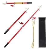 Snuffer Stick Discharge High Voltage, Portable Electrical Safety Discharge Stick for Construction Sites, Telescopic Discharge Stick with Dual Port