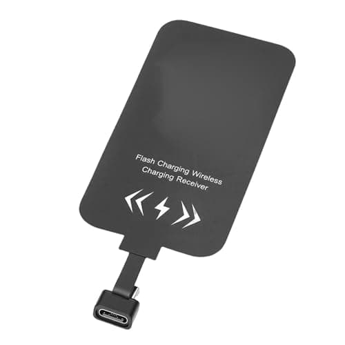 Erchineko Wireless Charging Receiver Adapter Wireless Charger Receiver Module for USB C Phones Ultra Thin 0.04 Inch with 120W Wired 10W Fast Charging