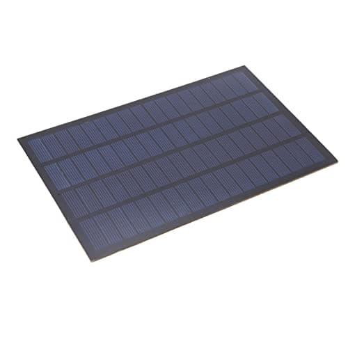 Kuuleyn Portable 2.5W 18V Polysilicon Solar Panel Solar Charging Board Module for Low Power Electrical Appliances 194x120mm