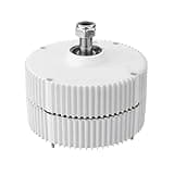 KGKGK Wind Turbine, Low Speed 1000W 12V 24V 48V Gearless Permanent Magnet DIY Wind Turbine Generator Alternator Motor(No Base,Single Shaft_12V_1000W)