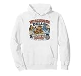 Wisconsin Dells Waterpark Capital - Vintage Bear Waterslide Pullover Hoodie
