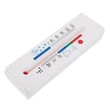 TEHAUX Outdoor Realistic Thermometer Key Storage Box with Locking Mechanism, Compact Design for Home and Office Use, Hidden Storage for Keys and Valuables