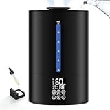 Coolfiqu 6L Humidifiers for Bedroom Large Room Home,Cool and Warm Humidifier for Baby and Plants Hot Mist Top Fill Desk Humidifier Oil Diffuser,Quiet,Auto Mode,360°Nozzle-Midnight Black(2026 Upgraded)