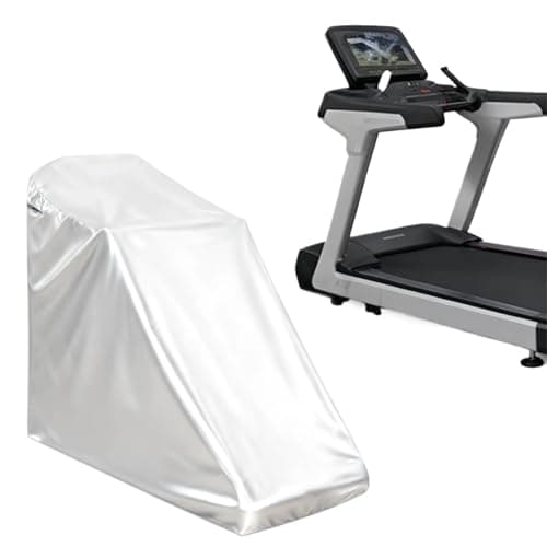 Undercounter Treadmill Cover Folding Treadmill Dustproof Waterproof Cover Exercise Machine Protective Various Sizes Protector Design Available(Silvery,117x97x168cm)