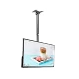SDdPulse Adjustable Ceiling TV Mount Bracket - TV Wall Mount Bracket - 15° Tilt and Swivel TV Ceiling Mount, Fits Most 14-32inch LCD Flat Screen TVs, 3 Installation Meth