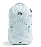 The North Face Women's Jester Everyday Laptop Backpack - Commuter Travel Bag, Laptop Sleeve, Water-Repellent, Ice Blue/TNF Black, One Size