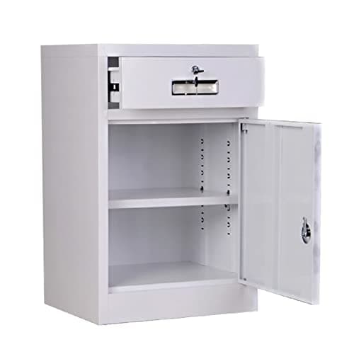 JIIPOREGJ File Cabinet Filing Cabinet File Cabinet with 1 Drawers, Metal Office Cabinet with Lock,Office Filing Cabinet for A4, Letter Sized Document,Filing Cab