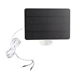 Generic Panel for Doorbell, Solar Charger IP66 with 9.8ft Cable, 360 Adjustable Mount, 5V Output for Video Doorbell 2, 3, 3+, 4 Plus & 2K Camera (CSP4W-O-W)