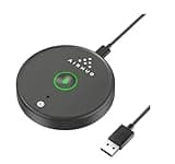 USB Microphone No Speaker,Desktop Computer Mic, Mute Button with LED Indicator,AI Noise Reduction,Plug & Play Omnidirectional External Microphone for Laptop,for Online Calls/Class/Recording Video