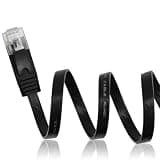 ARTSEWPLY Flat Cat 6 Ethernet Cable 15m with Rj45 Connector for Laptop and Modem, Sturdy Copper PVC Material, for Gaming and Study, High- Cable