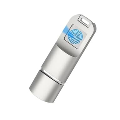 Fingerprint USB C Drive 16-256GB Secure Biometric Encryption Portable Storage for Phones Laptops Biometric Security USB Drive