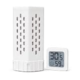 Gun Safe Dehumidifier Kit with Mini Hygrometer, 500g Reusable Color Indicating Silica Gel Canister, Portable Moisture Absorber for Gun Safes, Closets, Cabinets & Tool Boxes