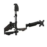 Inverted Monitor Stand Lifting and Rotating Robotic arm(Dual Screen Pneumatic arm)