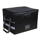 YWLUUOO Fireproof Document File Organiser Box with, Folding Fireproof Document Folder Storage Filing Box for Portable Storage