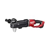 Milwaukee 2809-20 M18 FUEL 18-Volt Lithium-Ion Brushless Cordless GEN 2 Super Hawg 1/2 in. Right Angle Drill (Tool-Only) (Renewed)