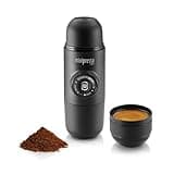 Wacaco Minipresso GR, Portable Espresso Machine, Compatible Ground Coffee, Hand Coffee Maker, Travel Gadgets, Manually Operated, Perfect for Camping, Hiking