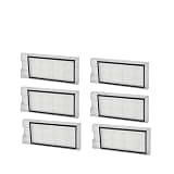 Compatible For Roidmi,Eve Plus Robot Vacuum Cleaner Spare Parts Electric Control Dust Box Collection Water Tank Filter Accessories(2pcs)