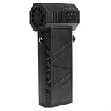 Handheld Turbo Fan with 130000 RPM Brushless Motor, 52m/s High Air Blower, 4000mAh for battery, 20W Fast Charging, Portable for Snow Removal and Cleaning, Black