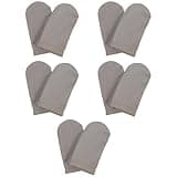 FUOYLOO 10pcs Breathable Nylon Finger Sleeves for Gaming with Sweat-Resistant and Well Sweat Absorbing Ability, Anti-Skid Finger Protectors for Mobile Phone Touchscreen Use by Adults