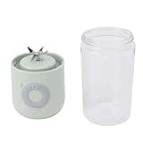 Vistreck Portable Electric USB Juicer Blender - 500ml Fruit Juice & Milkshake Maker with 6 Leaf Blades