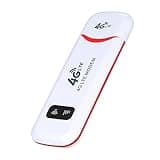 Aumotop Mobile WiFi Hotspot 4G LTE USB Modem 150Mbps DL 50Mbps UL Flexible Power Supply Fast 4G LTE Speed for Remote Workers Red (EU Version)
