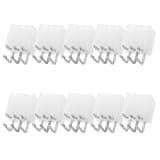TOPPERFUN 10pcs Gpu 6-pin Power Connector for Mining Rig and Gpu, Easy Installation Alloy and Plastic Material, Sturdy Right-Angle Through-Hole Design for DIY PC Mod Connector Upgrades