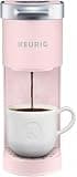 Keurig K-Mini Plus Maker Single Serve K-Cup Pod Coffee Brewer, Comes with 6 to 12 Oz. Brew Size, Storage, and Travel Mug Friendly, Cardinal Red (Renewed)