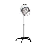 Nova Microdermabrasion Professional Hooded Floor Hair Dryer Adjustable Bonnet Hair Dryer Stand Up with Timer and Rolling Wheels for Beauty Spa Home Salon Equipment