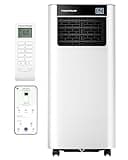 Temprium 10,000 BTU Portable Air Conditioner, Smart AC Unit for Rooms up to 450 Sq.Ft, 3-in-1 with Cool, Dry & Fan Modes, APP/Voice/Remote Control, 24H Timer, 50dB Quiet Operation, Self-Evaporating