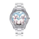 FekiLoot Watch for Men Big Face Stainless Steel Wrist Watch Personality
