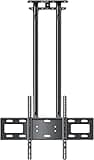 TV Bracket, Ceiling TV Mount Bracket, Adjustable Tilt TV Bracket, Fits 37-80 Inch CD Flat Screen and Curved TVs, Max VESA 900x600mm TV Mount TV Stand