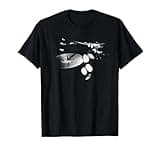 Vintage Turntable Shadow Art for DJs and Vinyl Fans T-Shirt