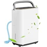Manastin 5000 Sq.Ft Dehumidifier for Basement with Drain Hose, 50 Pint Dehumidifiers for Home, 3 Modes, Humidity Display & Timer & Child Lock, Large Compressor Dehumidifiers for Room/Bedroom/Bathroom