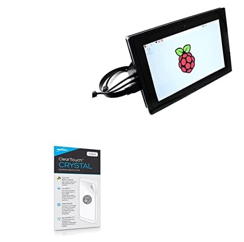BoxWave Screen Protector Compatible with HMTECH Raspberry Pi Screen (10.1 in) - ClearTouch Crystal (2-Pack), HD Film Skin - Shields from Scratches